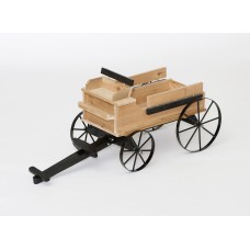 Decorative small wooden hitch wagon